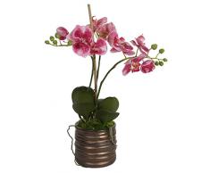 Shishi, Home of Beauty , 3 Pezzi, Colore: Viola Orchidea Phalaenopsis Artificiale, 40 cm