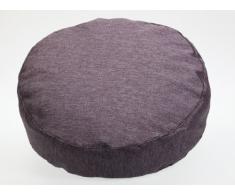 Sauermilch, Cuscino Rotondo da Pavimento, 60 x 15 cm, Viola (Lila)