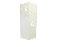 W-Lamp Baby Collection Sailor Lampada Arredo E14, 11 W, Crema, 11 x 11 x 32 cm