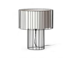 FARO - LINDA Lampada da tavolo nero