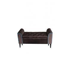 Galileo Casa 2410827 Poltrona, Velluto, Sabbia, 43x114x58 cm