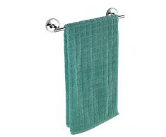 Wenko 23422100Â Power-Loc Barra Porta Asciugamani Uno 30Â cm Arcole, (ABS), 36Â x 5,8Â x 7,5Â cm, Cromato