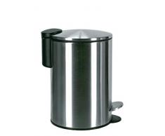 3 l Kleine Wolke Old Rose Pattumiera da Bagno in Acciaio Inox