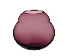 Villeroy & Boch Jolie Mauve vaso, decorazione da tavolo in vetro cristallo di alta qualità In Viola, 17 cm, in grigio Confezione Regalo portacandela, Porcellana, Bianco, 10 x 10 x 17 cm