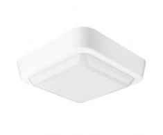 Airam Primo Plafoniera a LED Quadrata 8 W, Bianco, 200 x 200 x 51 mm