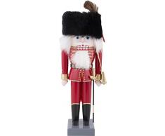 Tedesco di Natale Schiaccianoci Schillscher Hussar - 27 cm / 10 Pollici - Autentica Schiaccianoci Erzgebirge Tedeschi - KWO