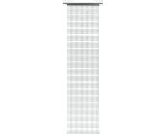 Gardinia 30322 1, Scorrevole, Effetto Rullo Doppia, Tenda a Pannello Day + Night, Tecnologia innovativa e brevettata, pvcgewebe, Bianco a Scacchi, 62 x 245 cm