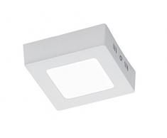 Trio Leuchten Trio 657110601 Zeus Plafoniera LED, 12x12 cm, Bianco