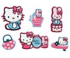 Decofun 23860 Decorazioni da Parete Hello Kitty Confezione da 24