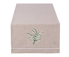 Clayre & Eef SND64 - Runner da Tavolo, 40 x 140 cm