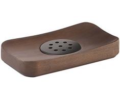 Gedy Portasapone Dafne, Bambu, Noce, 14Â x 8Â x 1,1