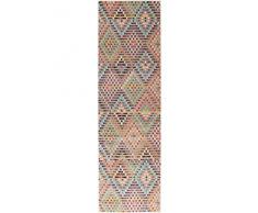 benuta Tappeto Casa Multicolore, 70 x 240 cm, Tappeto Moderno per Salotto e Camera da Letto
