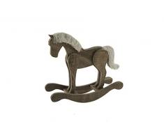 Cavallo a dondolo legno 19x6x18 cm