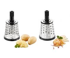 Gefu ge19010 trasformò Set di 2 Tamburi per grattugia acciaio inossidabile 14 x 8 x 8 cm