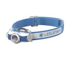Led Lenser MH5 Torcia a fascia Blu, Bianco