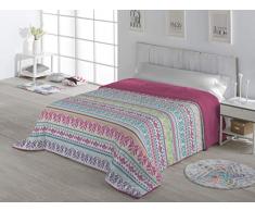 Stilia - Trapunta in microlina con Tessuto di Vello Interno Morbido, Lavorato a Maglia, per Letto da 150 cm (250 x 260 cm), Multicolore, 250 x 260 cm