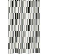 Kleine Wolke Industry Tenda da Doccia, Poliestere, Anthrazit, 180 x 200 x 0.2 cm