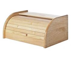 Cosy & Trend 192306 - Portapane in Legno con Coperchio, 40 x 27 x 18 cm, 40 x 27 x 18 cm