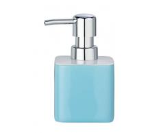 Wenko 23620100 - Dispenser di Sapone Elmo, capacitÃ : 0, 27 l, Ceramica, 7, 5 x 13 x 8, 5 cm, Colore: Blu