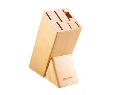 Tescoma Noblesse Ceppo per 6 Coltelli e Trinciapollo/Affilatore, Legno