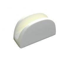 Voilà AR521760A - Set di 48 portasciugamani Dolomite, 11,7 x 4,6 x 7,2 cm, Colore: Bianco