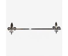 Better & Best 0053053 - Portasciugamani Decorativo in Metallo, Argentato, Unico