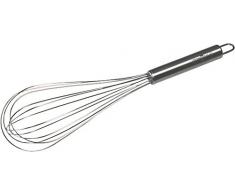 Unimet Frusta da Cucina, Acciaio Inossidabile, Argento, Acciaio Inox, Argento, 30 x 3 x 3 cm