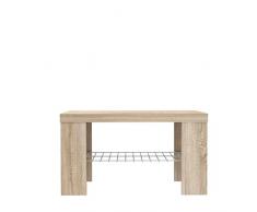 NEWFACE Calpe Panca, Legno, Rovere Sonoma, 69 x 34.8 x 38.9 cm