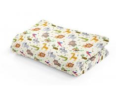 Coperta Ultra Morbida In Pile Per I Bambini - Zoo Animals - 150x100 cm XXL, 525 g/sqm - Coperta Morbida Per Bimbi e Neonati Della Collezione Premium - Gallery of Innovative Art