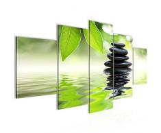 Quadro Feng Shui 200 x 100 cm - XXL Immagini Murale Stampa su Tela Decorazione da Parete Pronte per lapplicazione - 501151a