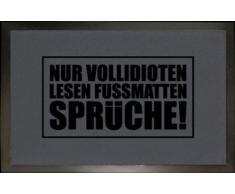 Rockbites Design 1012503110 Zerbino, Poliammide, Nero, 40 x 60 cm