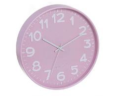 Dcasa - Orologio da Parete da Camino, Decorazione per la casa, Unisex, per Adulti Unica Rosa (Rosa)