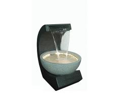 Zen Light ridodo Grande Fontana, Resina, Grigio, 42Â x 49Â x 60Â cm