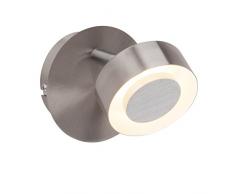 Brilliant Orban faretto da parete, 1Â Luce, 1Â x 4,5Â W/380Â lm, 3000Â K, metallo, ferro G67510/13