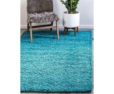 BRAVICH RugMasters - Tappeto a pelo lungo medio, spessore 5 cm, morbido tappeto a pelo lungo, moderno, per soggiorno, camera da letto, 80 x 150 cm