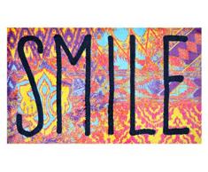 Lifestyle-Mat 200465 Tappetino Worn Smile, Antiscivolo e Lavabile, Ideale per lingresso, Il Guardaroba o la Cucina, 67 x 110 cm,