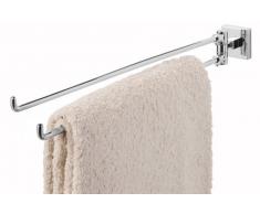 Tiger Melbourne Portasciugamani a 2 Bracci, Acciaio Inox, Cromato, 40 x 4,4 x 41 cm