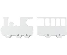 Tresxics Scaffale Trenino, Metallo, Bianco, 37Â x 24Â x 7Â cm