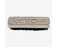 Better & Best Rctg Spazzola per bucato Rettangolare Grande Argento, Dimensioni 17,5 x 5 x 4 cm, Materiale: Metallo