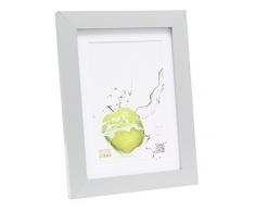 Deknudt Frames S66KD1-P1-18.0X24.0 - Cornice quadro / foto Basic, bordi in legno/MDF, colore argento, 18 x 24 cm