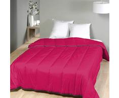 laurentmortreux - Piumino Leggero, 240 x 260 cm, in Poliestere, 240 x 260 cm, Colore: Rosa Acceso