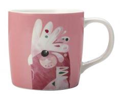 Maxwell Williams DI0215 - Tazza da caffè e tè con decori di Pete Cromer, Porcellana, Galah., 375 ml