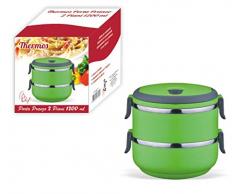 PRATIKO LIFE Porta Pranzo, Verde, Taglia Unica