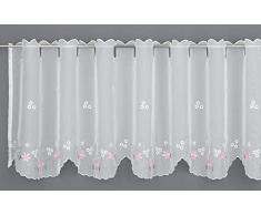 Gardinia Tendina da bistrot, Bianco, 140 x 45 cm