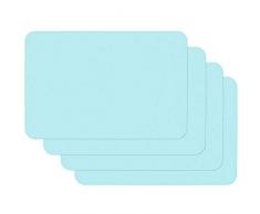 Venilia Blue Stampate Blu, Tavola, Tovaglietta per Sala da Pranzo, a Prova di Cibo, 4 Pezzi, 30 x 450 cm, 59041, 30 x 45 cm