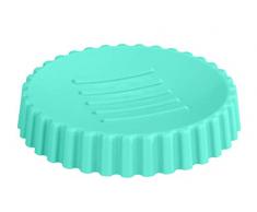 Allstar - Portasapone in Polipropilene, Ã 11 x 2 cm, Colore: Verde
