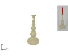 DUE ESSE Candeliere con 1 Braccio, Ferro Antico, 34 cm, Multicolore