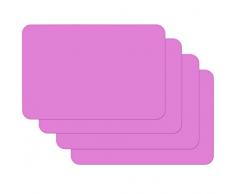 Venilia Fuschia Stampate Fucsia, Tavola, Tovaglietta per Sala da Pranzo, a Prova di Cibo, 4 Pezzi, 30 x 450 cm, 59037, 30 x 45 cm