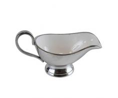 Better & Best 1931152 - Salsiera con Attacco Liscio, Colore Bianco