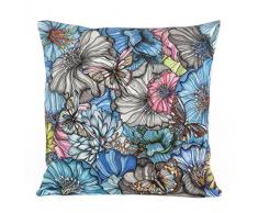 Nadja Wedin design Fiore di Velluto BluÂ âÂ Cover Cuscino 48Â x 48Â cm
